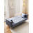 71-inch Bed With Velvet, Gray Color, Suited For Small Spaces, 3 Adjustable Postures, Solid Wood Frame, Easy To Install, 600lbs Capacity-440538065