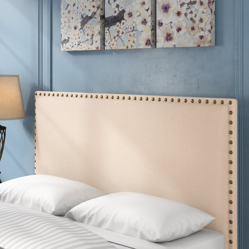 Havilyn Upholstered Linen Panel Headboard, King, Natural