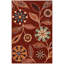 Tapis à motif floral Merlot d'Adderley-242413655