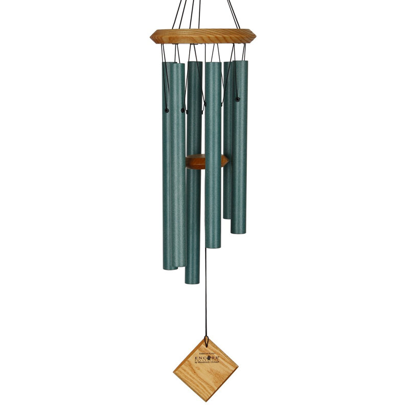 Carillon Pluto, Vert-de-gris, 27" H x 8" W x 8" D