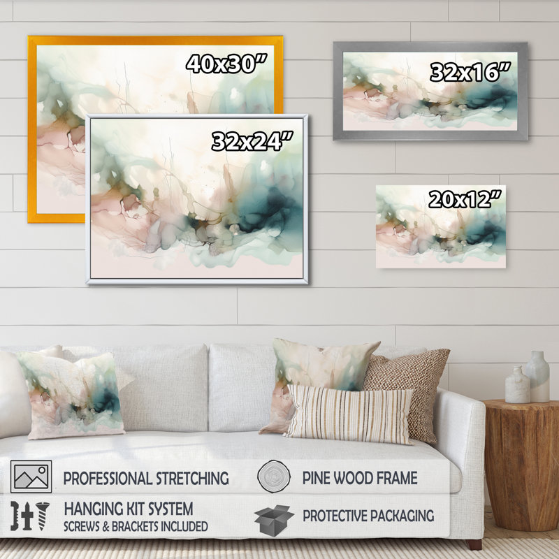 Éclat de peinture vibrante I - décoration murale géométrique moderne, Impression noire sur toile encadrée