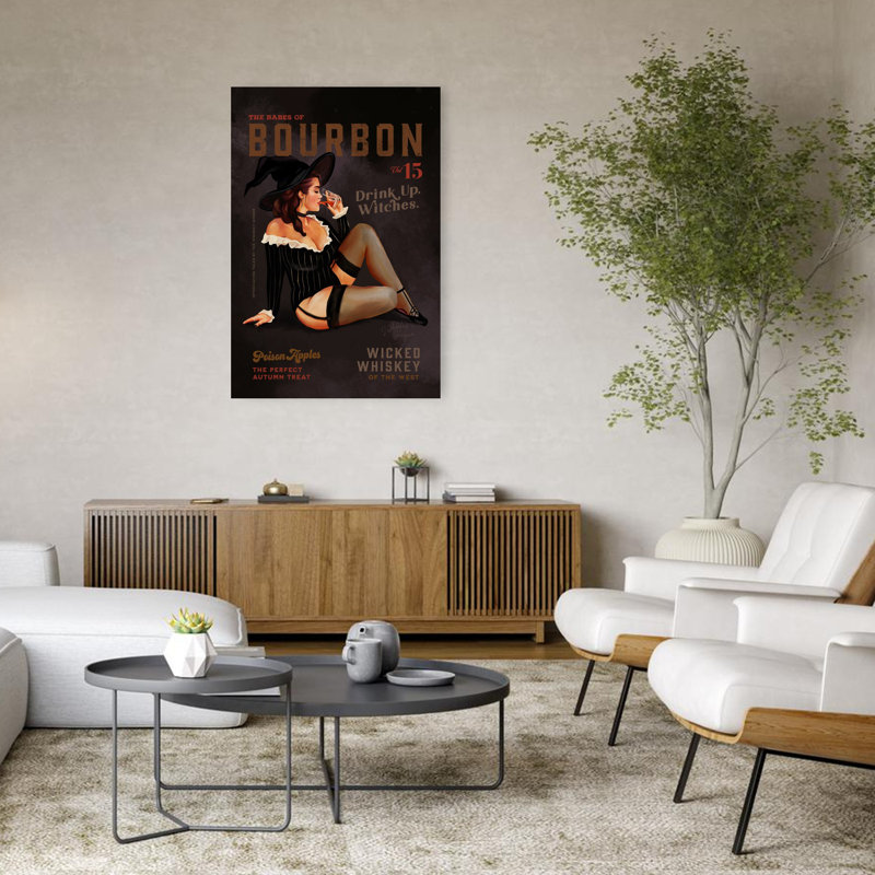 Art mural Babies Of Bourbon, 48" H x 32" W