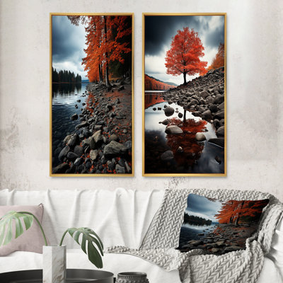 «Canada Autumn Tranquility», 2 pièces sur toile