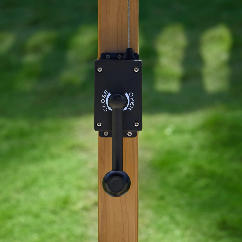 118 " W Cantilever Umbrella with Pulley Lift