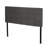 King/ King Headboard: Modern Waffle Design, Piped Edges, Adjustable Height 48.5 - 53 Inches, Charcoal Grey Fabric Bed Stylish Sized Stitching, In Adjustable,-395708296
