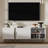 Combined Modern TV Stand For 55/60/65 Inch TV, Small Entertainment Center With Adjustable Shelf, TV Media Stand With Storage Cabinet, TV Console With Gold Legs For Living Room, Bedroom-1812904373