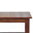 Solid Wood Belmont X-Frame Coffee Table, Chestnut, Dark Brown, Table
