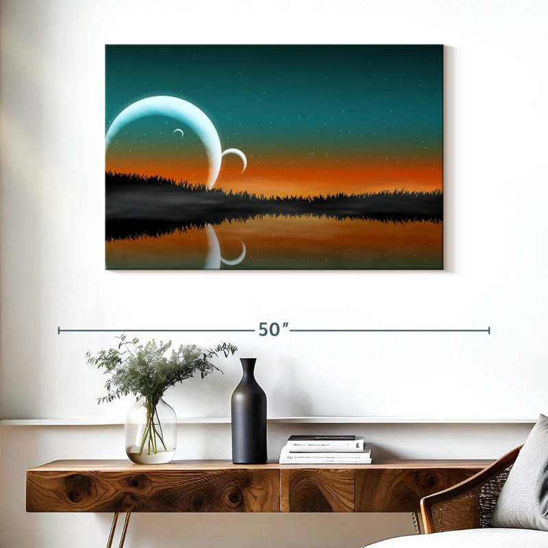 Kelan Space Landscape, 26" H x 39" W
