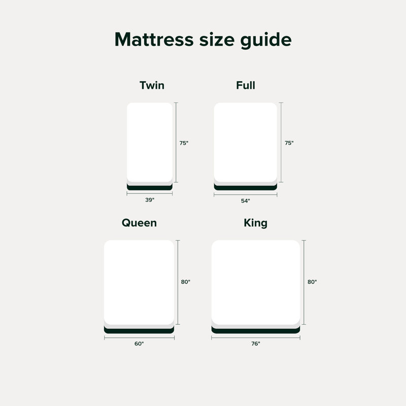 Matelas en mousse viscoélastique gélifiée 10 po - Sleep by Wayfair ™, 10", Simple extra long