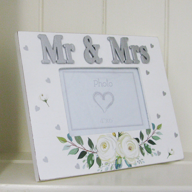 Ronald Cream Solid + Manufactured Wood Picture Frame