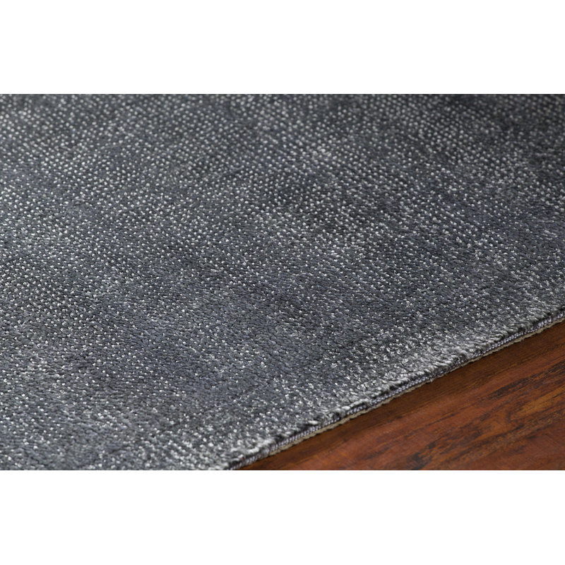 Sopris Hand Loomed Area Rug in Charcoal, Rectangle 5' x 7'6"