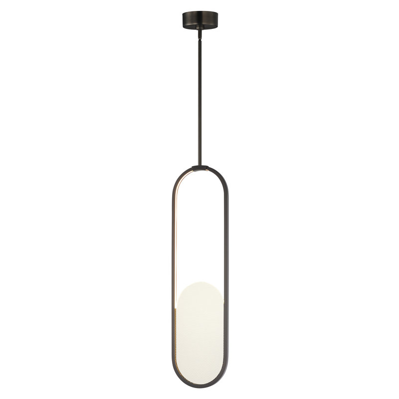 Trance 1 - Light LED Pendant, 75.5" H x 7.75" W x 0.75" D, 1270 Lumens, 26 W