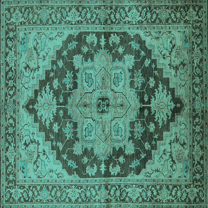 Oriental Indoor Rug, Square 3'