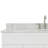 Partham 55'' Single Bathroom Vanity with Carrara Marble Top-67491872