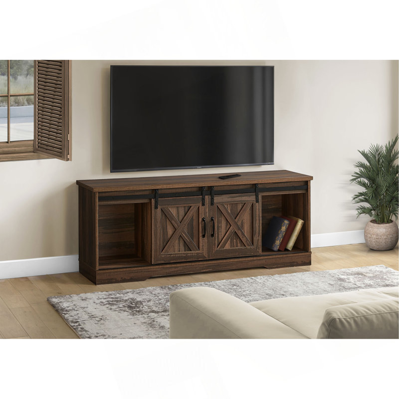 Meuble télé, console de télévision, Brown