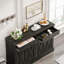 Buffet rétro avec tiroirs et armoire-2076564753