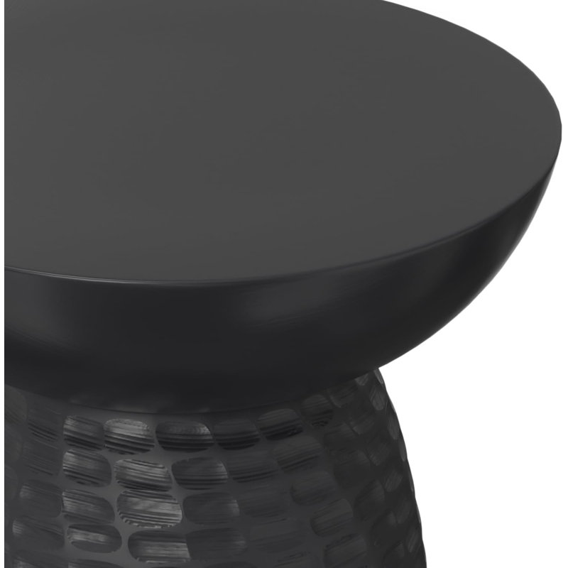 Black Circular Decorative Table