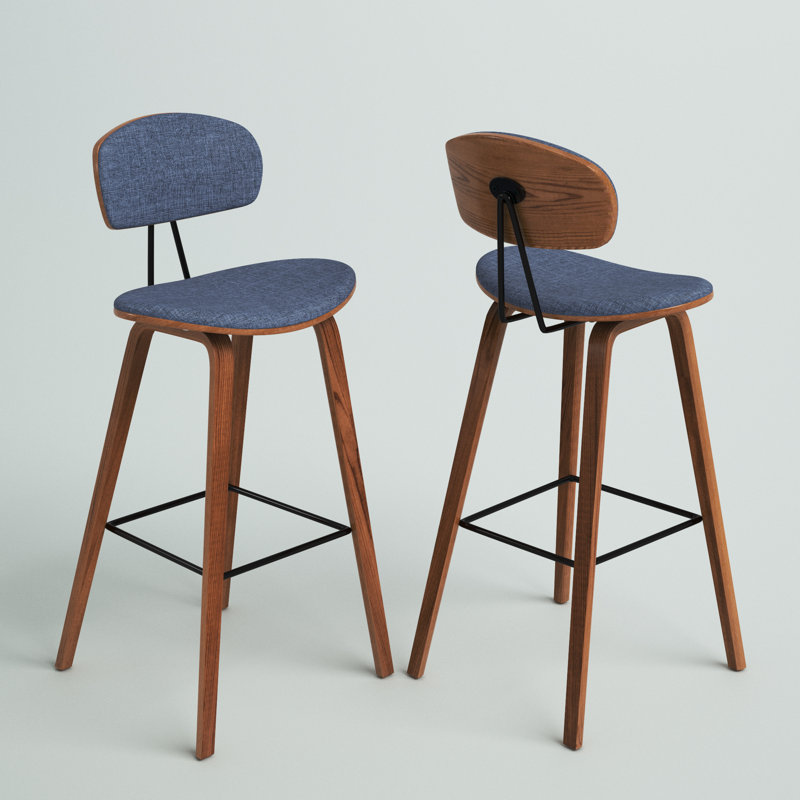 Tabouret de bar 28,74 po Parkville, Bleu