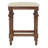 Ludin Brown Console Table With 3 Stools