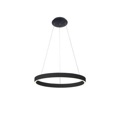 1 - Light LED Wagon Wheel Pendant