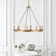Natal 8 - Light Dimmable Wagon Wheel Chandelier