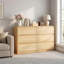 Commode d'appoint en bois avec 6 tiroirs