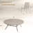 11-pieces Patio Round Outdoor Dining Set With Stackable Chair-519381018