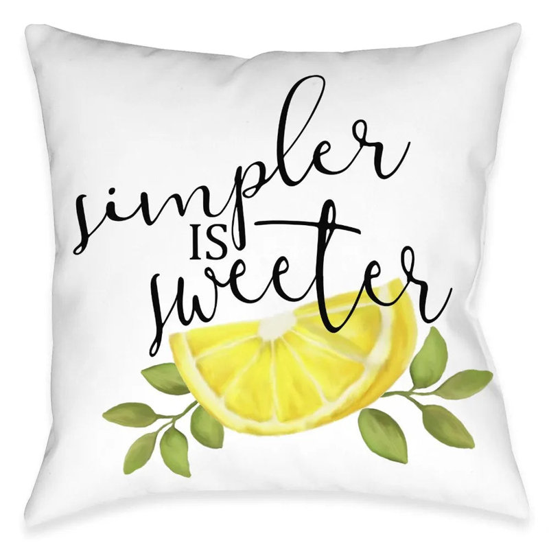 Coussin extérieur Simpler Is Sweeter