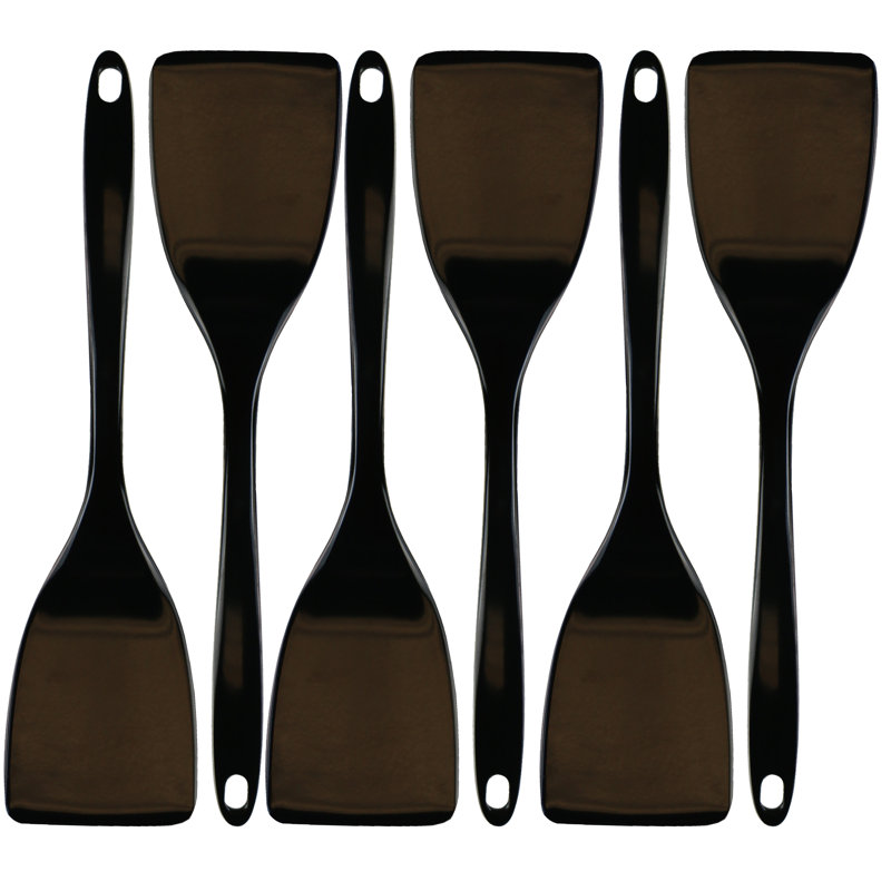 Reston Lloyd Melamine Spatulas, Black