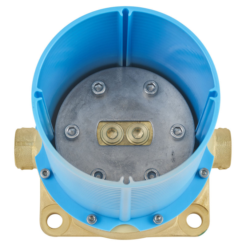 Flash Blue and Brass Freestanding Tub Faucet Rough Valve