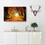 Heading Through An Autumn Forest In Abstract - Wrapped Canvas-55308056