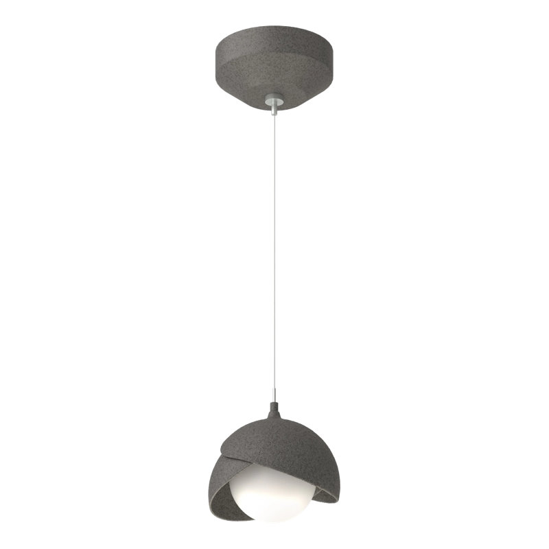Brooklyn 1 - Light Single Globe Pendant, Natural Iron, Natural Iron