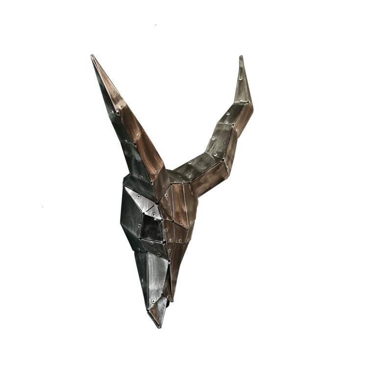 Wall Decor on Metal, Black/Silver