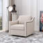 Fauteuil 31 po pivotant en lin pivotant sur 360 °-1573933971