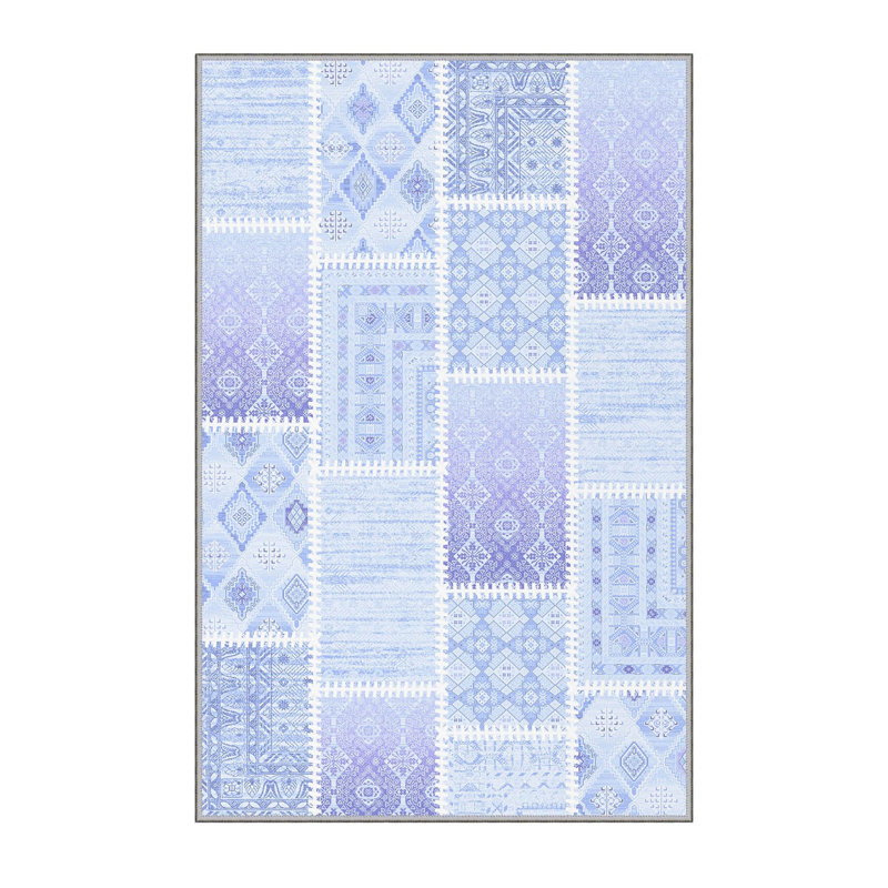 Luxueux tapis imprimé en 3D, 5,9 x 9,2 pieds | 100% polyester, velours de 0,3 po de hauteur, 650 g / m² | Antibactérien et antidérapant dessous, lavable à la machine pour un entretien facile | Parfait pour le salon, la chambre à coucher ou le bureau