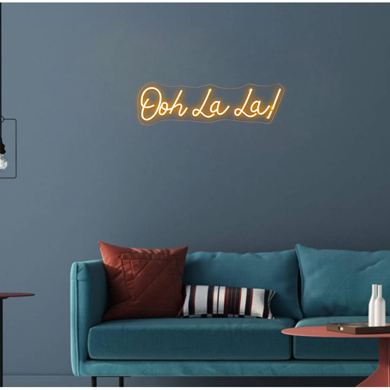 Ooh La La! Enseigne néon - 28 po x 8 po