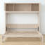 Lit escamotable double avec rangement-222213419