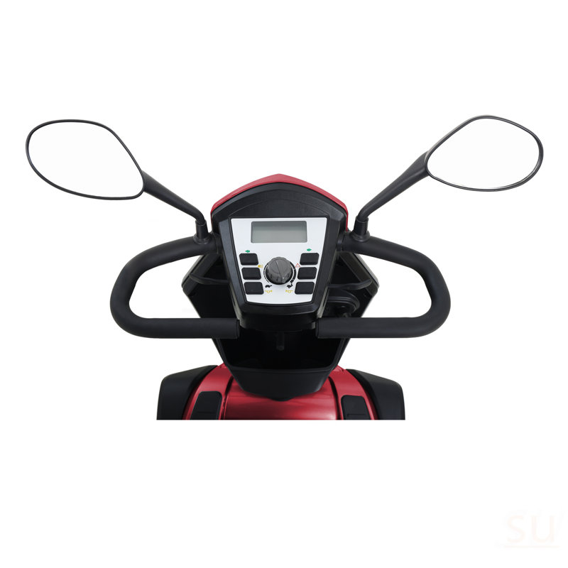 Scooter de mobilité robuste S500-Red, Rouge