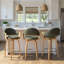 Swivel Upholstered Counter Stool-114210803-114210801