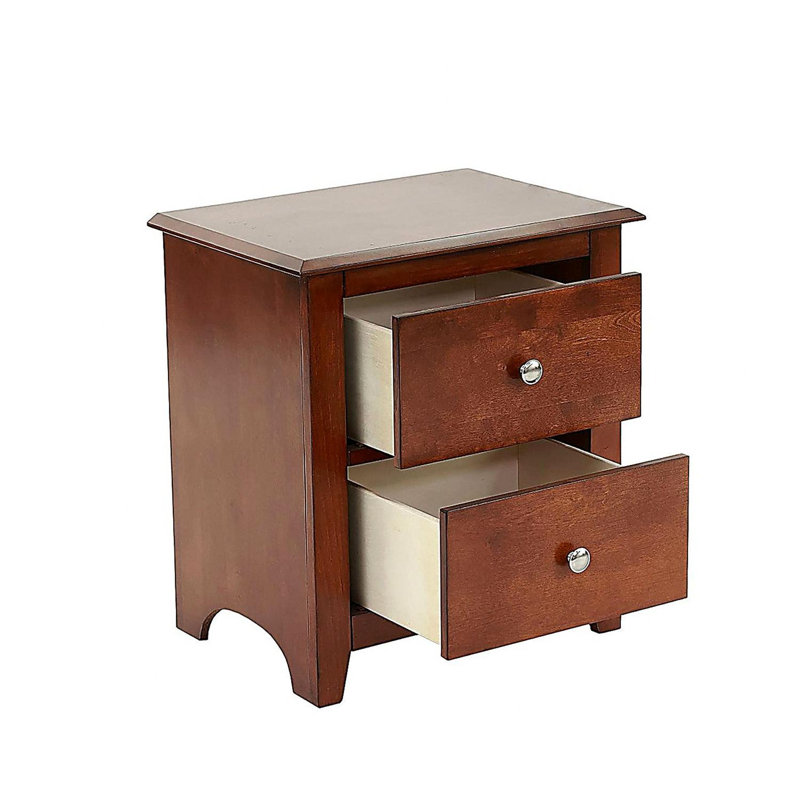 Selma Nightstand With 2-Drawers Storage