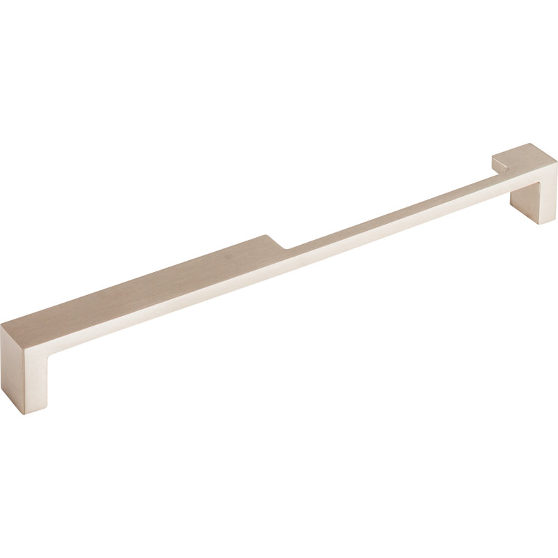 Modern Metro Bar Pull, Brushed Satin Nickel, 9" Center to Center
