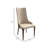 18.52 " H Velvet and Leather Upholstered Solid Wood and Plastic Accent-1581327987