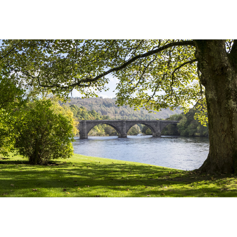 Thomas Telford Bridge by Rosn123 - Wrapped Canvas Print, 20cm H x 30cm W