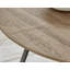 Sandy Classic Wood Effect & Metal Dining Table Set with 6 Luxury Velvet Dining Chairs-115064068