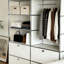 70 po H 60 po Armoire de rangement en métal avec portes et tablettes