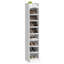 Armoire à chaussures à 9 niveaux avec tablettes ouvertes amovibles