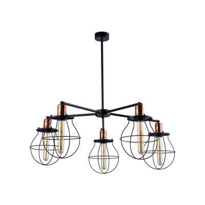 Braley 5 - Light Shaded Chandelier