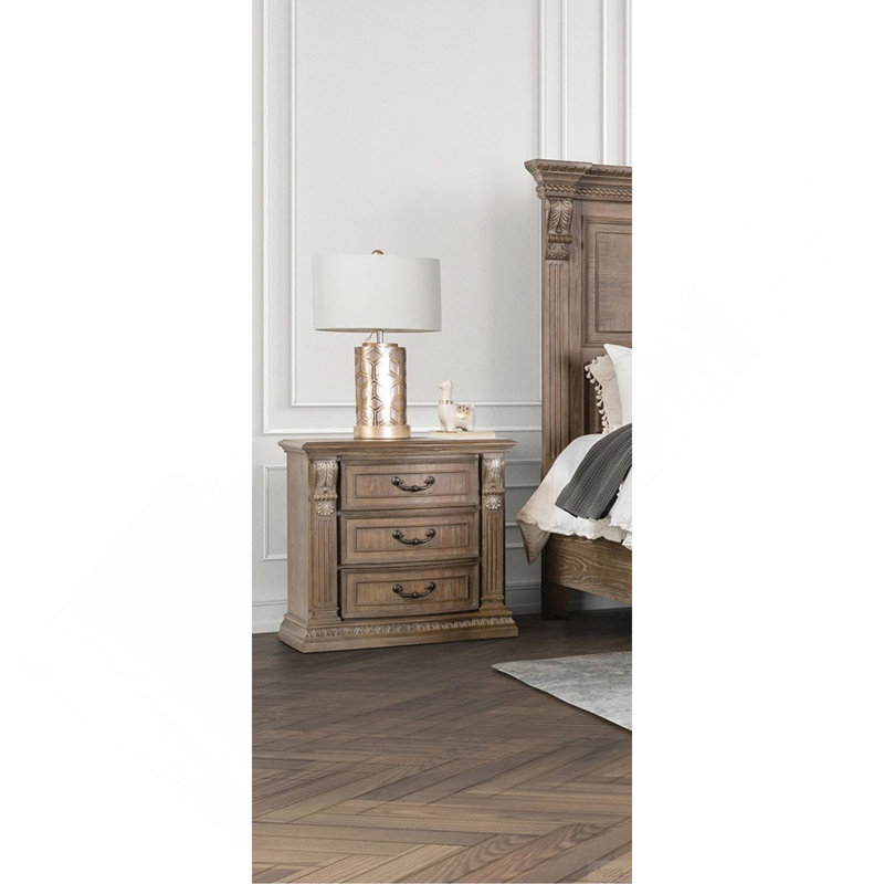 Table de chevet en bois massif Luxueux