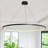 Stockham 1-Light Circle Chandelier Round Kitchen Island Pendant Remote Dimmable-88581873-121542914