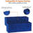 Cube Organizer Storage Bins Handles, Collapsible Fabric, Pack Of 6, 10.5"X10.5"X11", Navy-119332925-119332918